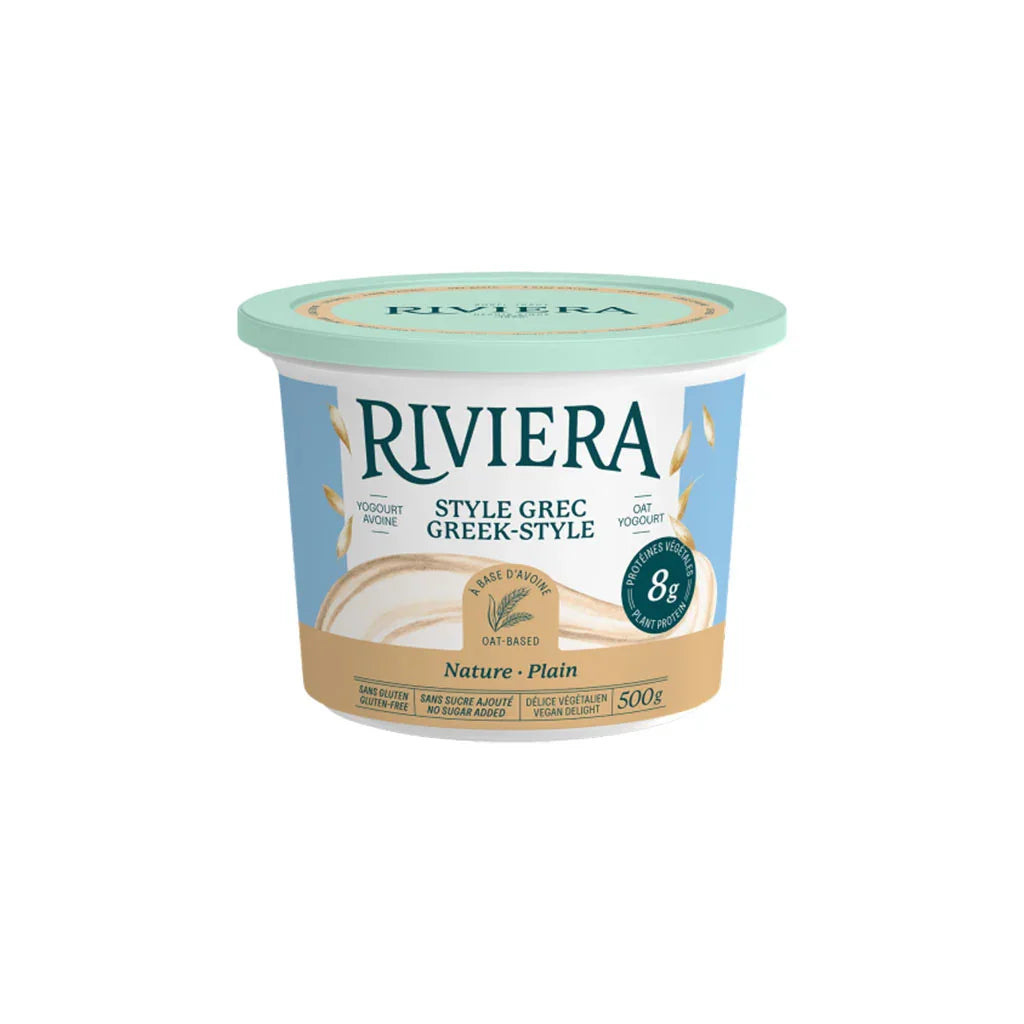 Natural Greek Style Oat Yogurt Riviera - La Boite à