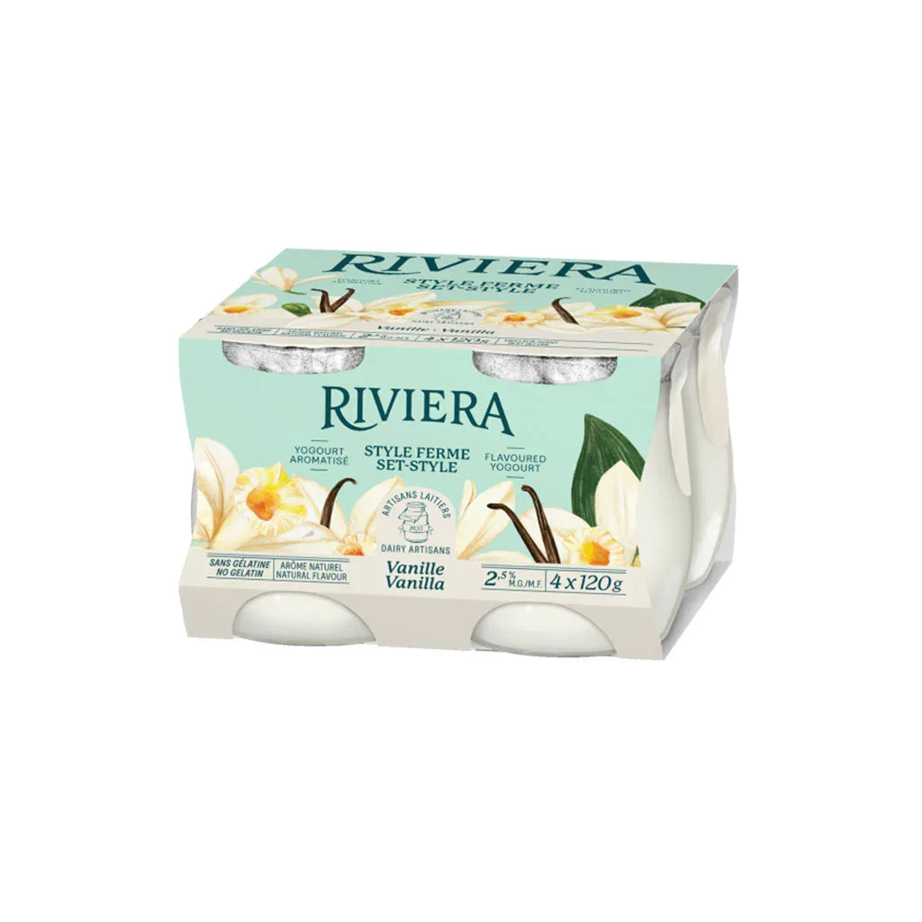 Riviera Vanilla Farmhouse Style Yogurt - La Boite à Grains