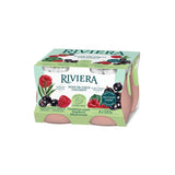 Coconut Raspberry and Blackcurrant Yogurt