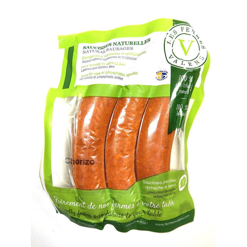 Saucisses Naturelles Chorizo Les Fermes Valens - La Boite à Grains
