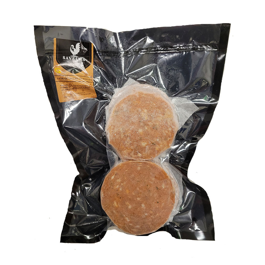 burgers de poulet Saveurs des Monts - La Boite à Grains