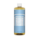 Savon de Castille Pur Liquide - Non Parfumé pour Bébé Dr. Bronner's - La Boite à Grains