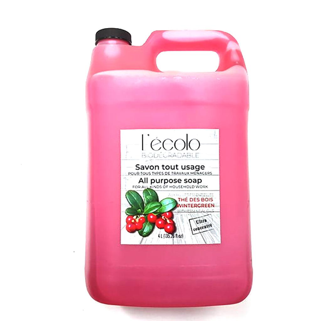 Savon Tout Usage L'Écolo Thé des Bois Laboratoire deMonceaux - La Boite à Grains