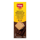 schär biscuits graham au chocolat noir 190 g