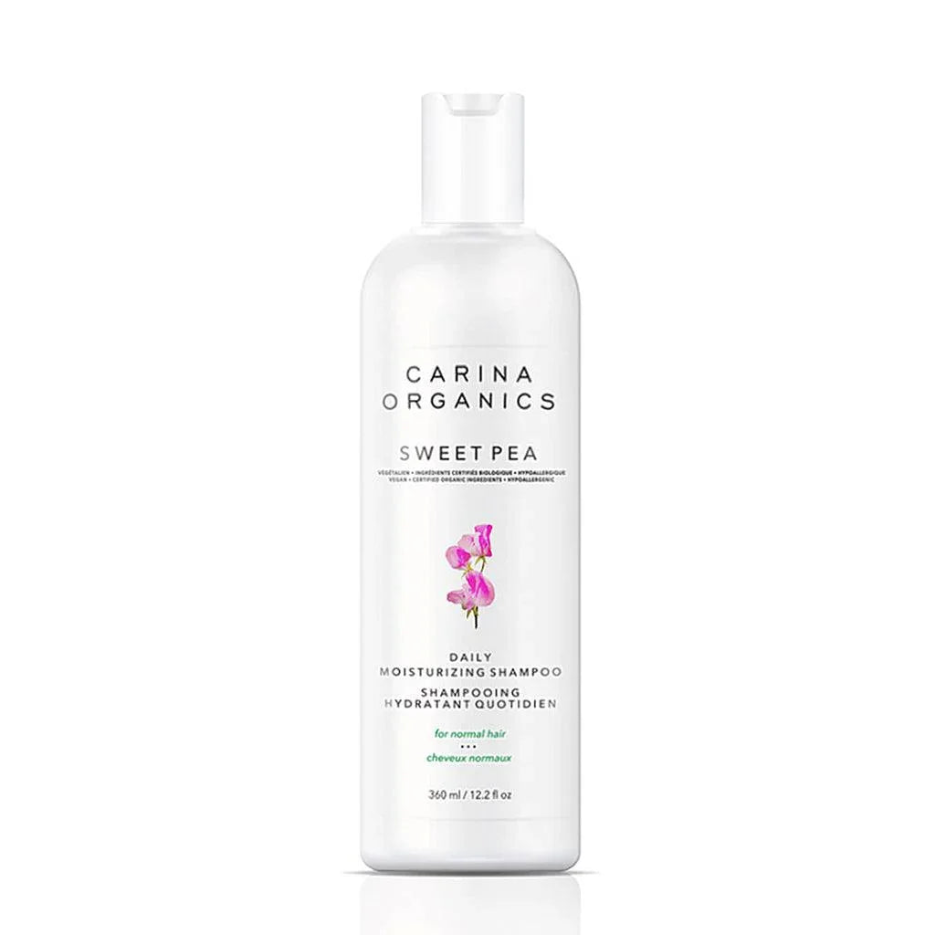 Shampooing Hydratant Sweet Pea Carina Organics - La Boite à Grains