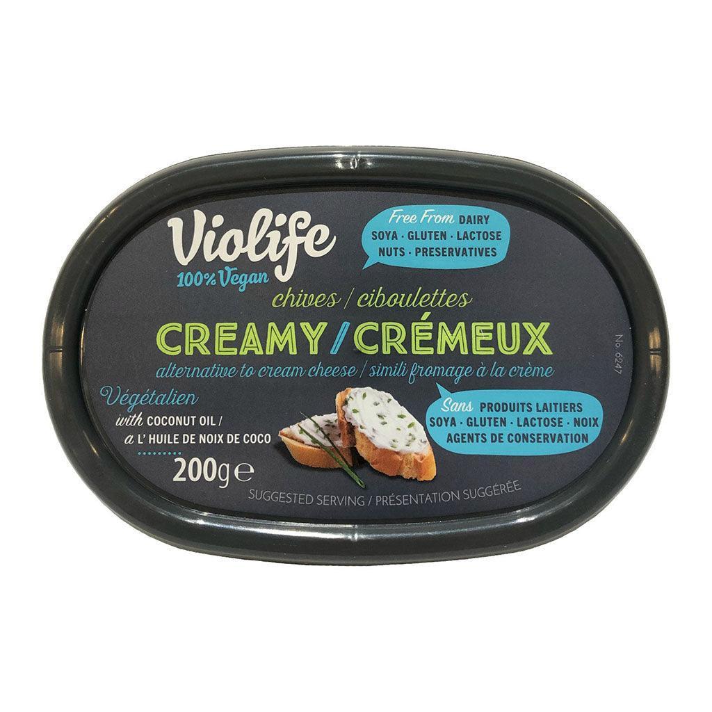 Violife Creamy Cheese and Chives - La Boite à Grains