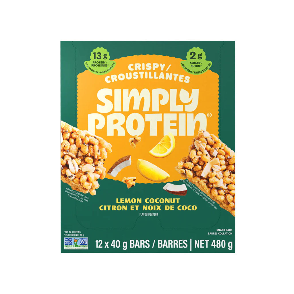 barres citron et noix de coco Simply Protein - La Boite à Grains