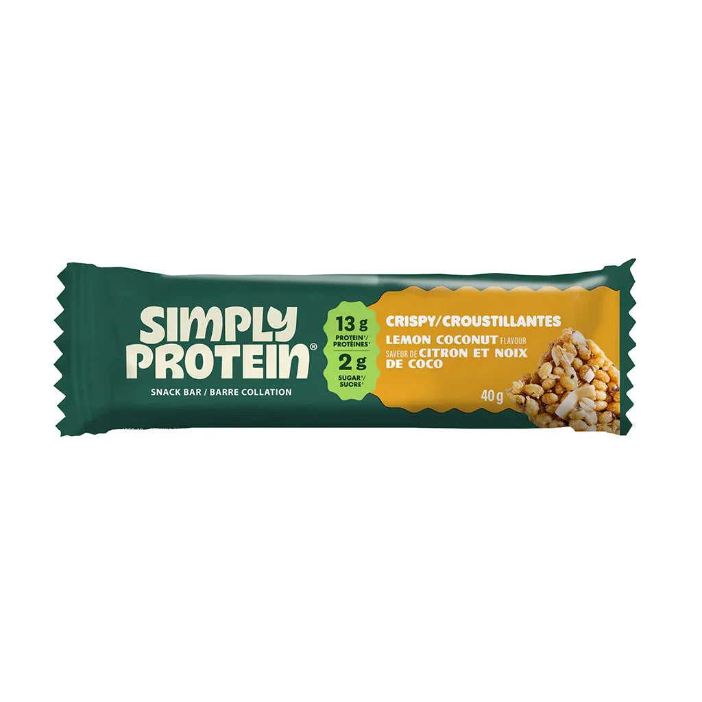 Simply Protein Lemon Coconut Bars - La Boite à Grains
