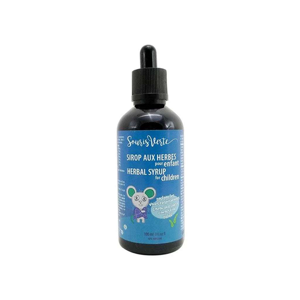 Sirop aux Herbes pour Enfant Souris Verte - La Boite à Grains