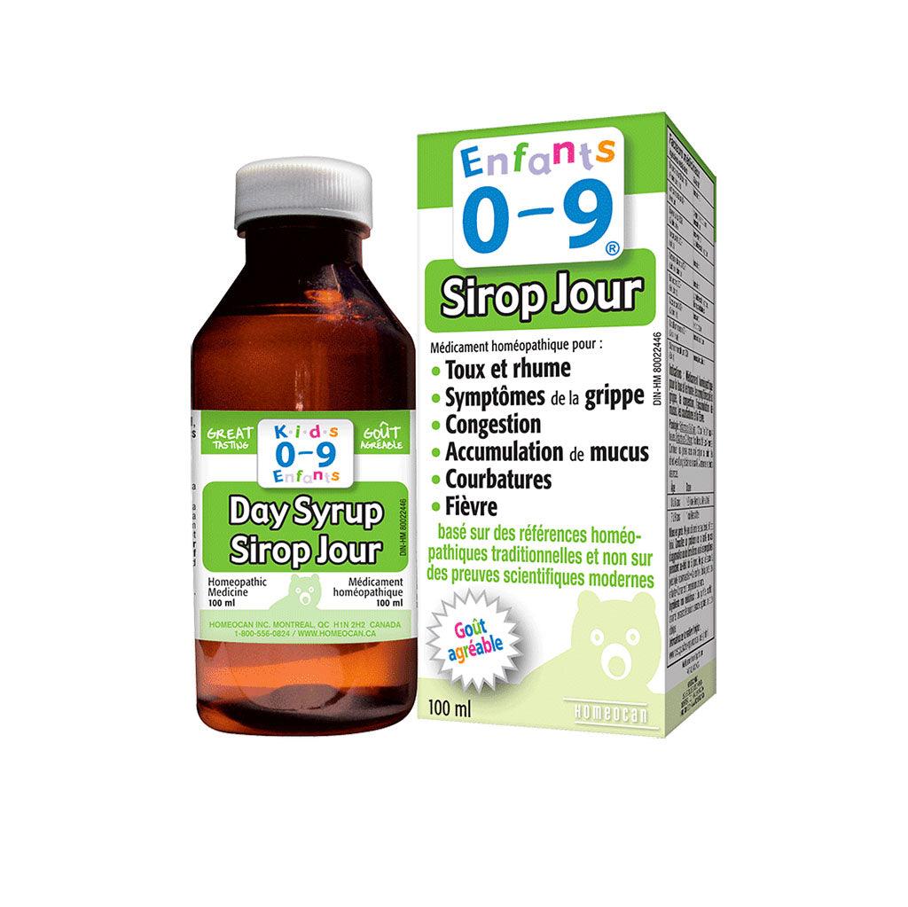 Sirop Jour Toux et Rhume Enfants Homeocan - La Boite à Grains