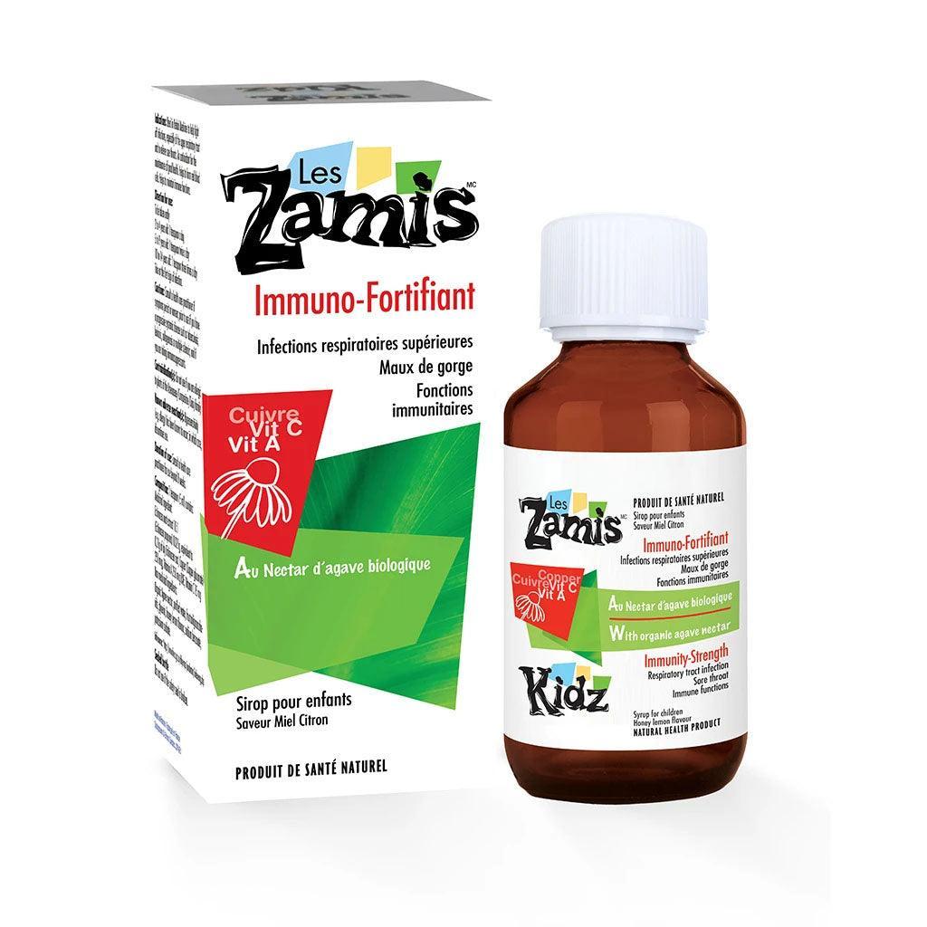 Sirop Pour Enfants Immuno-Fortifiant Miel Citron Les Zamis - La Boite à Grains