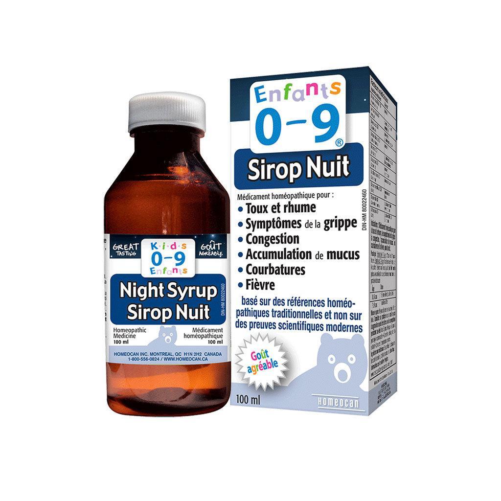 Homeocan Children's Cough and Cold Syrup Night Formula - La Boite à Grains