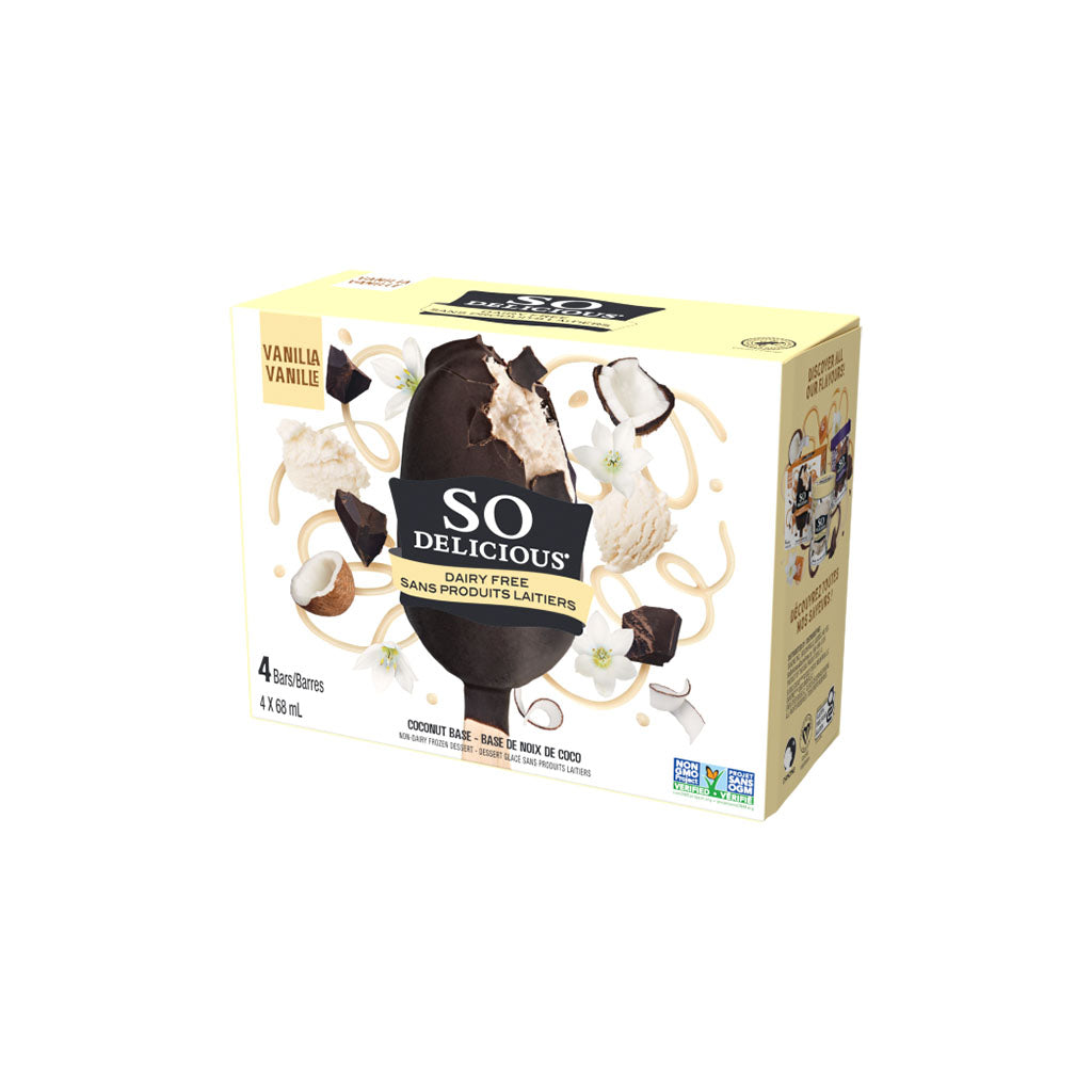 So Delicious barres glacées vanille noix de coco - La Boite à Grains