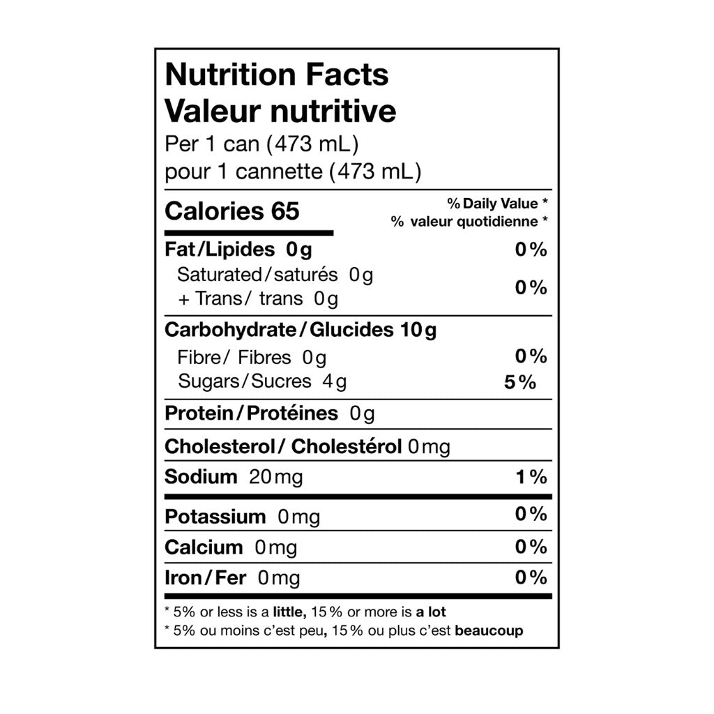 sober carpenter ipa sans alcool (valeur nutritive) - La Boite à Grains