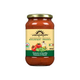 sole di sangiorgio sauce pour pâtes biologique tomate et basilic - La Boite à Grains