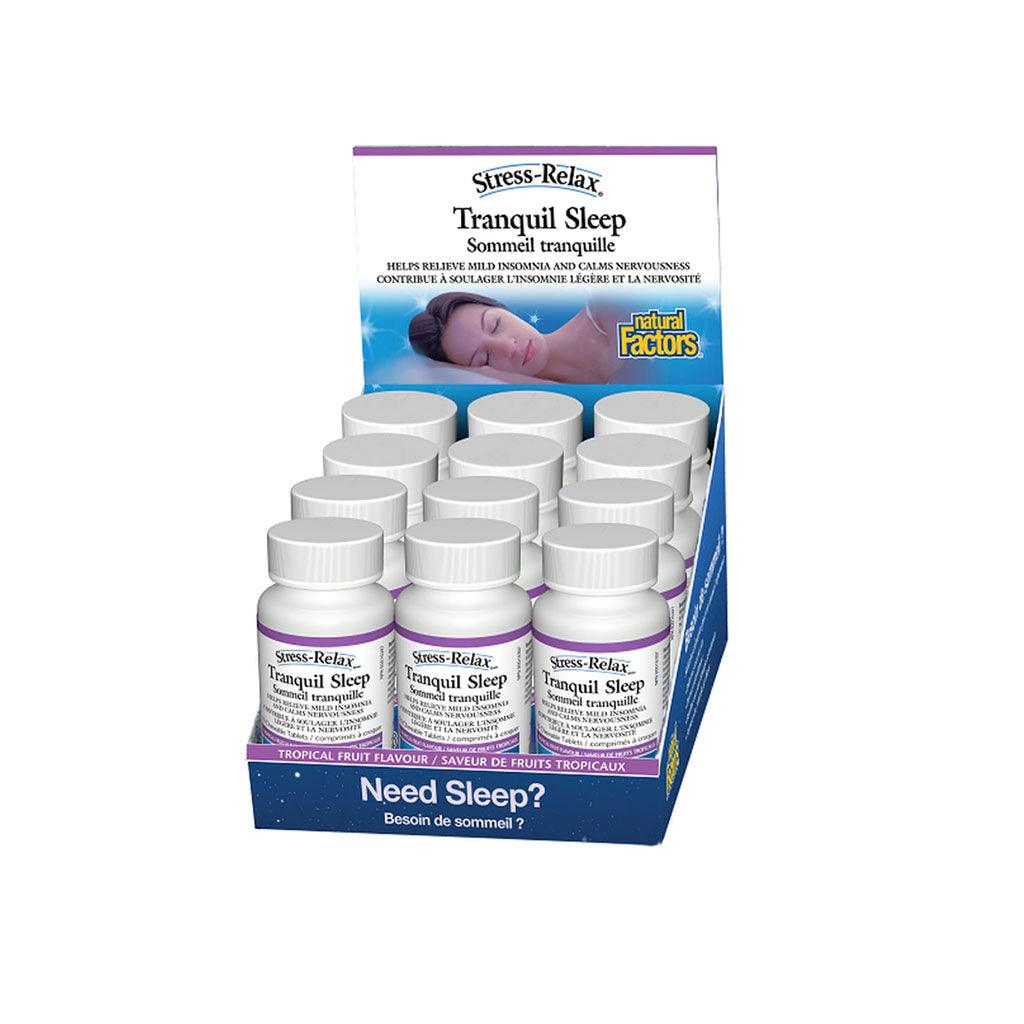 Sommeil Tranquille Comprimés à Croquer Natural Factors - La Boite à Grains