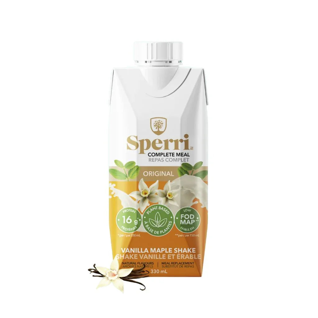 complete meal original vanilla and maple shake Sperri - La Boite à Grains