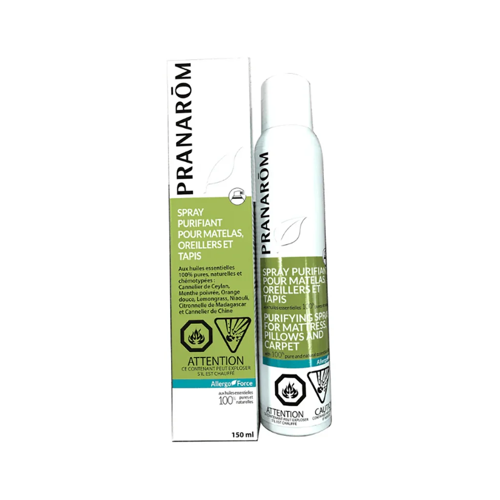 Spray Purifiant Pour Matelas, Oreillers et Tapis Pranarôm - La Boite à Grains
