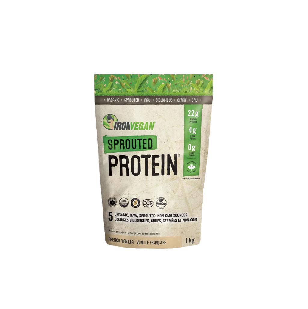 Sprouted Protein Vanille Française 1 kg Iron Vegan