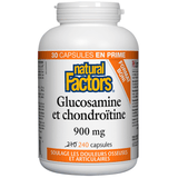 Sulfates de Glucosamine & Chondroïtine Natural Factors - La Boite à Grains