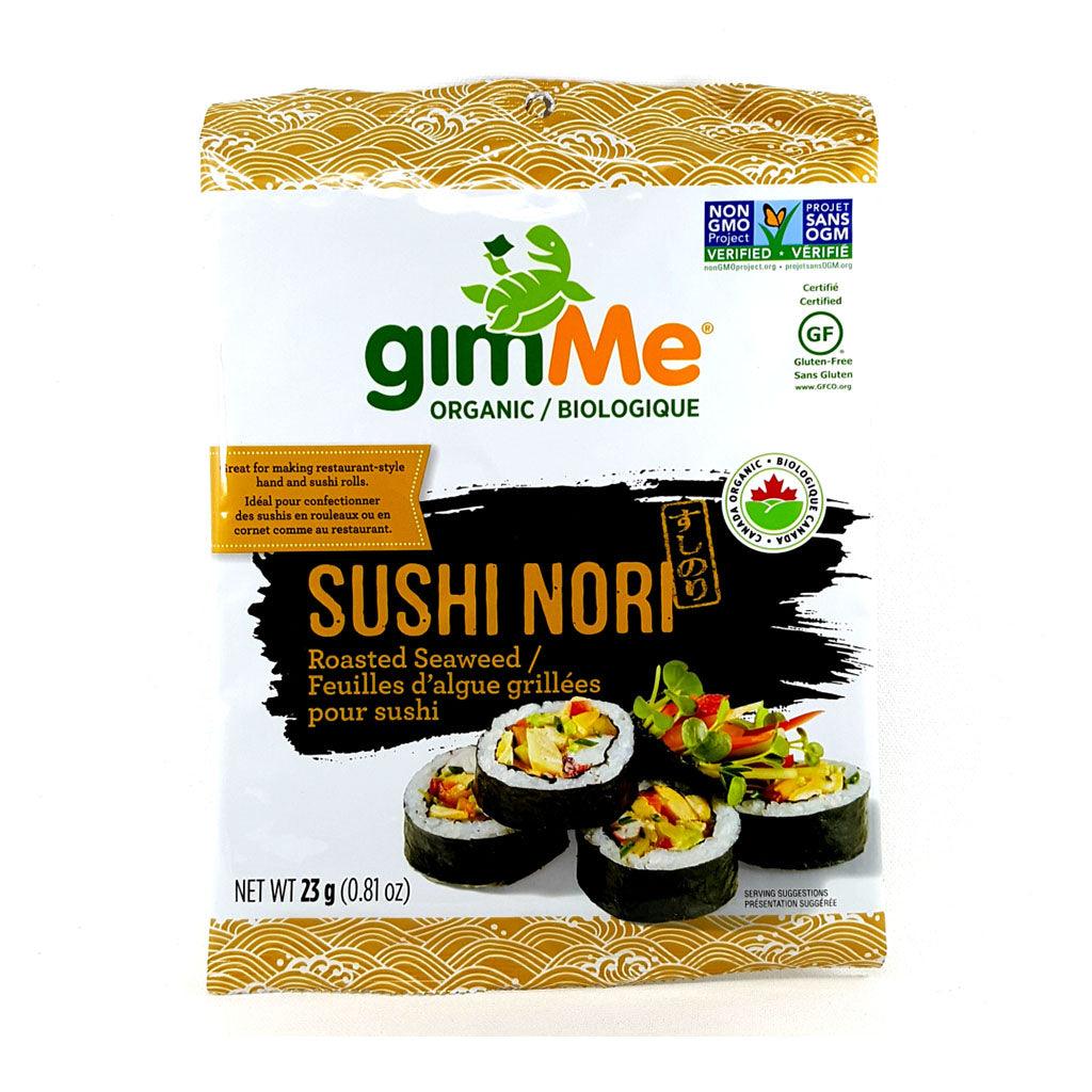 Sushi Nori Feuilles d'Algues Grillées pour Sushi Biologique GimMe - La Boite à Grains