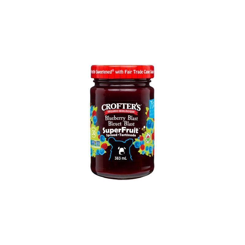 Tartinade Superfruit Bleuet Blast Bio Crofter's - La Boite à Grains