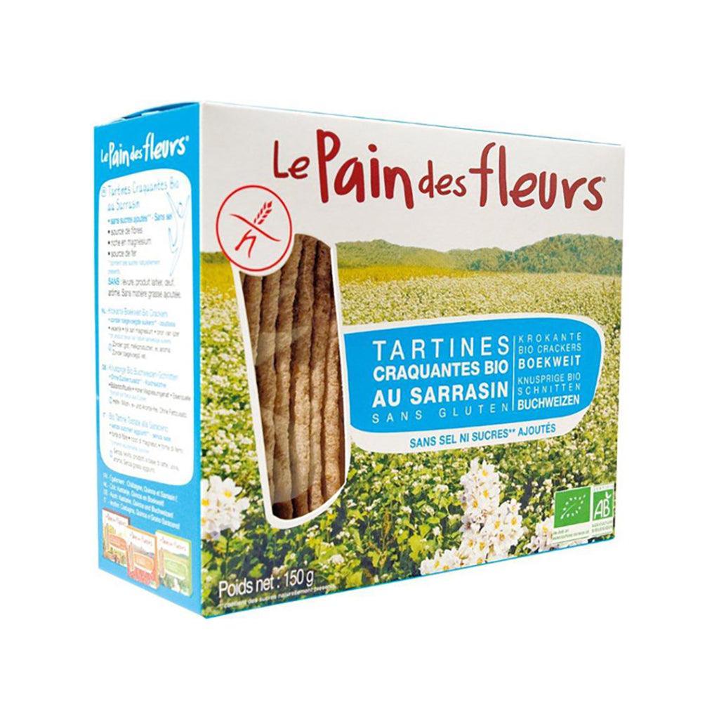 Organic Buckwheat Toasts Without Salt Pain Des Fleurs - La Boite à Grains