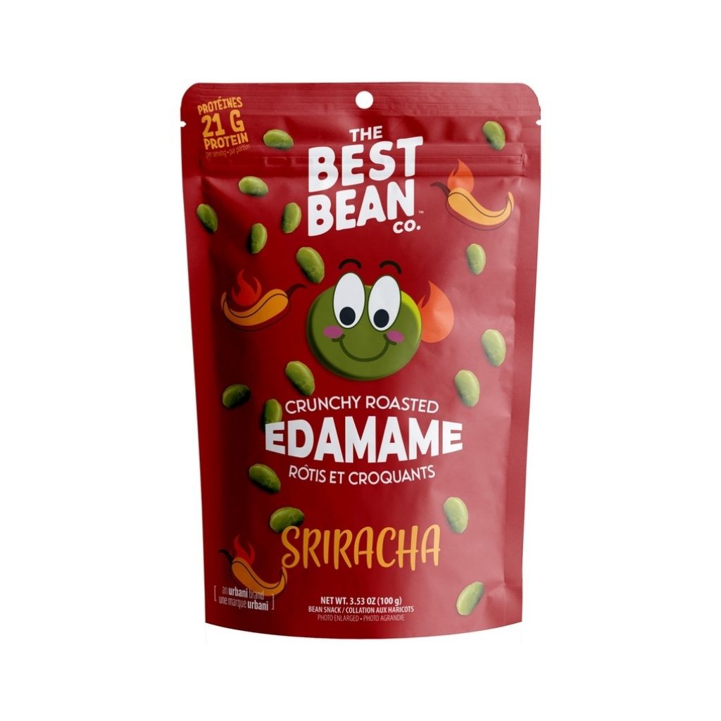 edamames rôtis et croquants Sriracha The Best Bean Co - La Boite à Grains