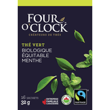 Thé Vert Biologique à la Menthe Four O'Clock - La Boite à Grains
