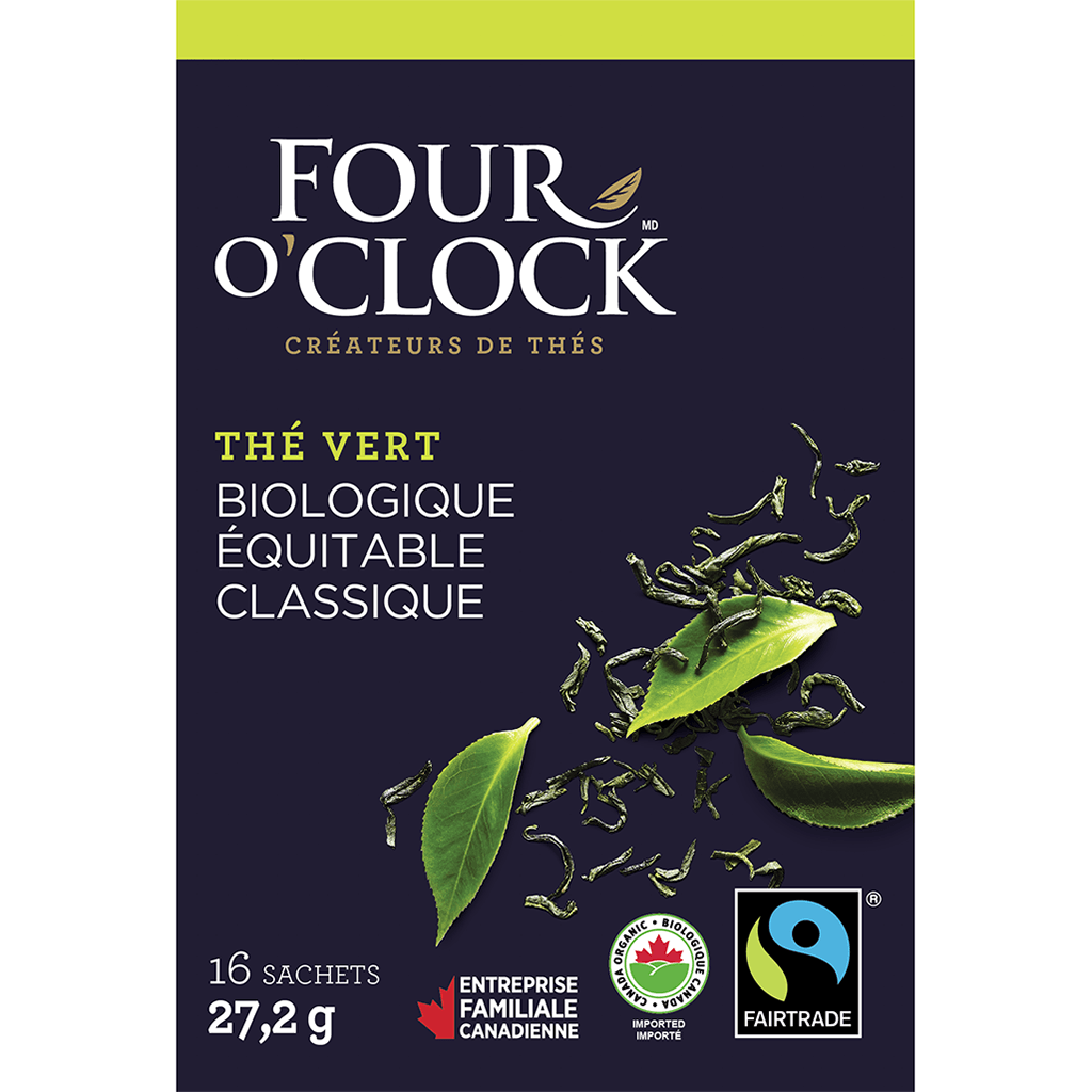Thé Vert Classique Biologique Four O'Clock - La Boite à Grains