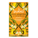 Tisane Citron Gingembre & Miel de Manuka Biologique Pukka - La Boite à Grains