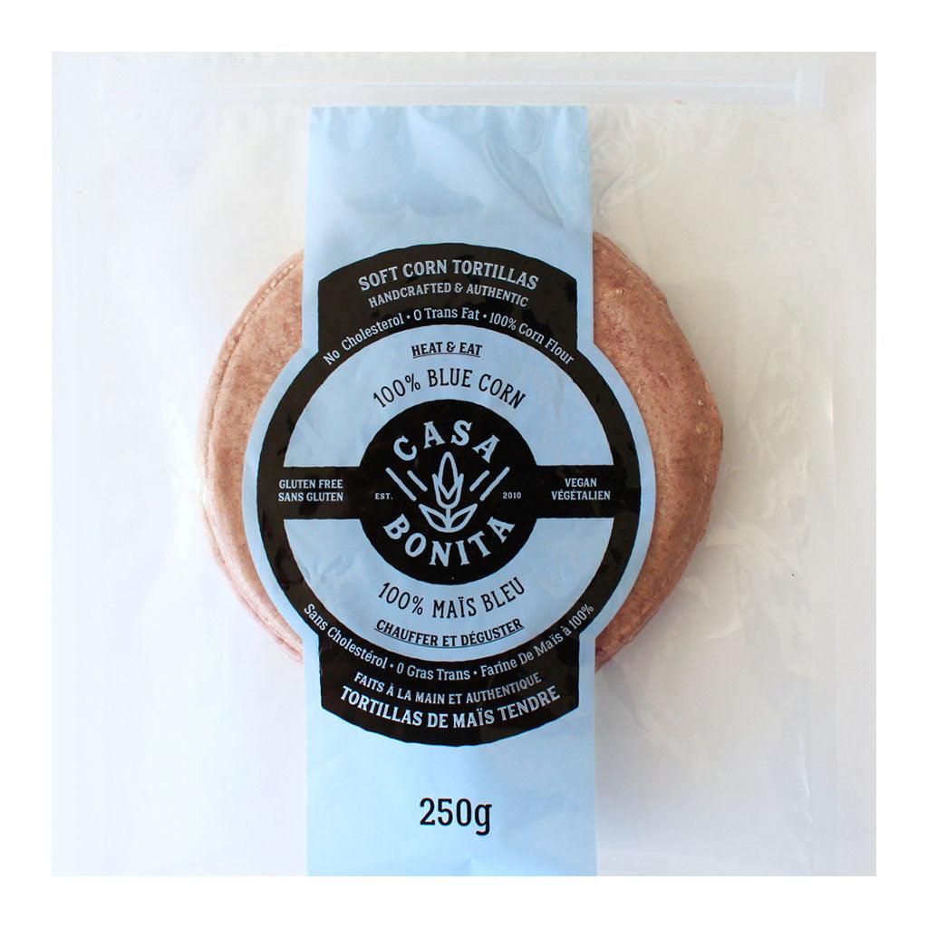 Tortillas de Maïs Bleu Sans Gluten Casa Bonita - La Boite à Grains