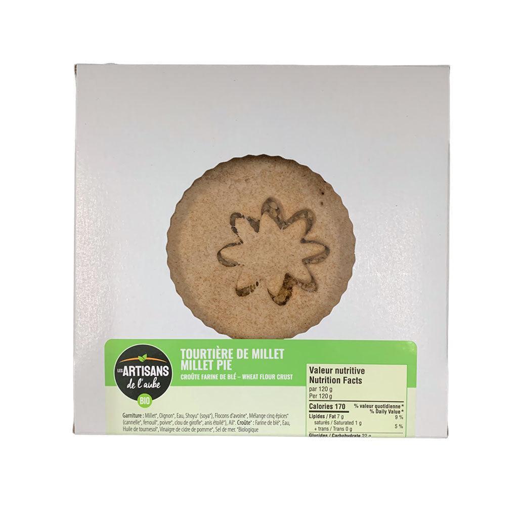 Organic Millet Tourtière Les Artisans de l’Aube - La Boite à Grains