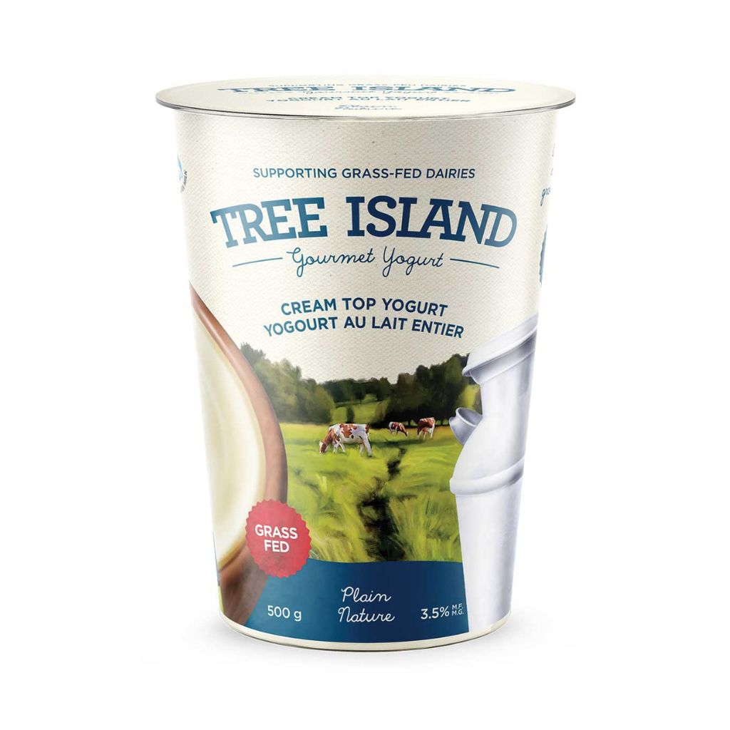 Tree Island plain whole milk yogurt - La Boite à Grains