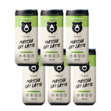 two bears latte sparkling matcha tea 6x207 ml - la boite à grains