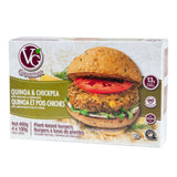 vg gourmet quinoa and chickpea burgers 400 g