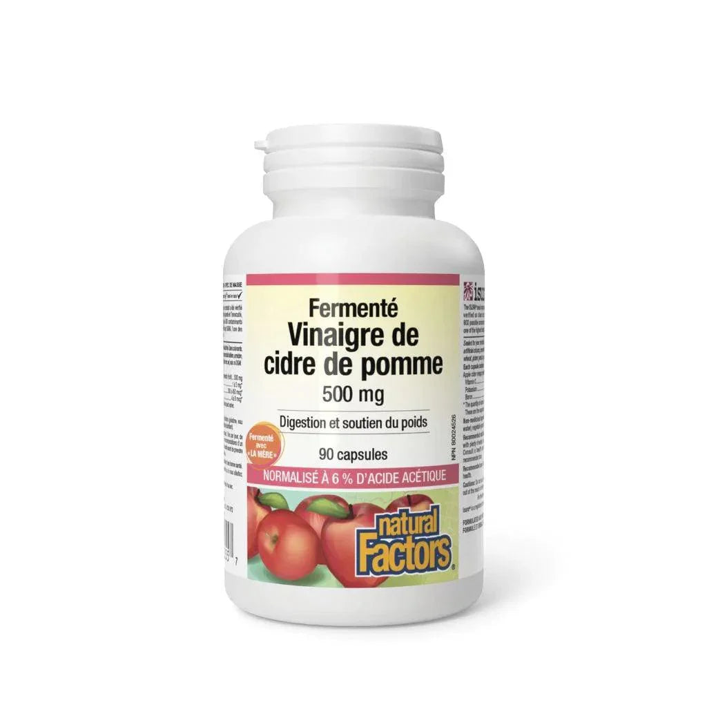 Natural Factors Apple Cider Vinegar - La Boite à Grains
