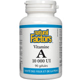 Vitamine A 10 000 UI Natural Factors - La Boite à Grains