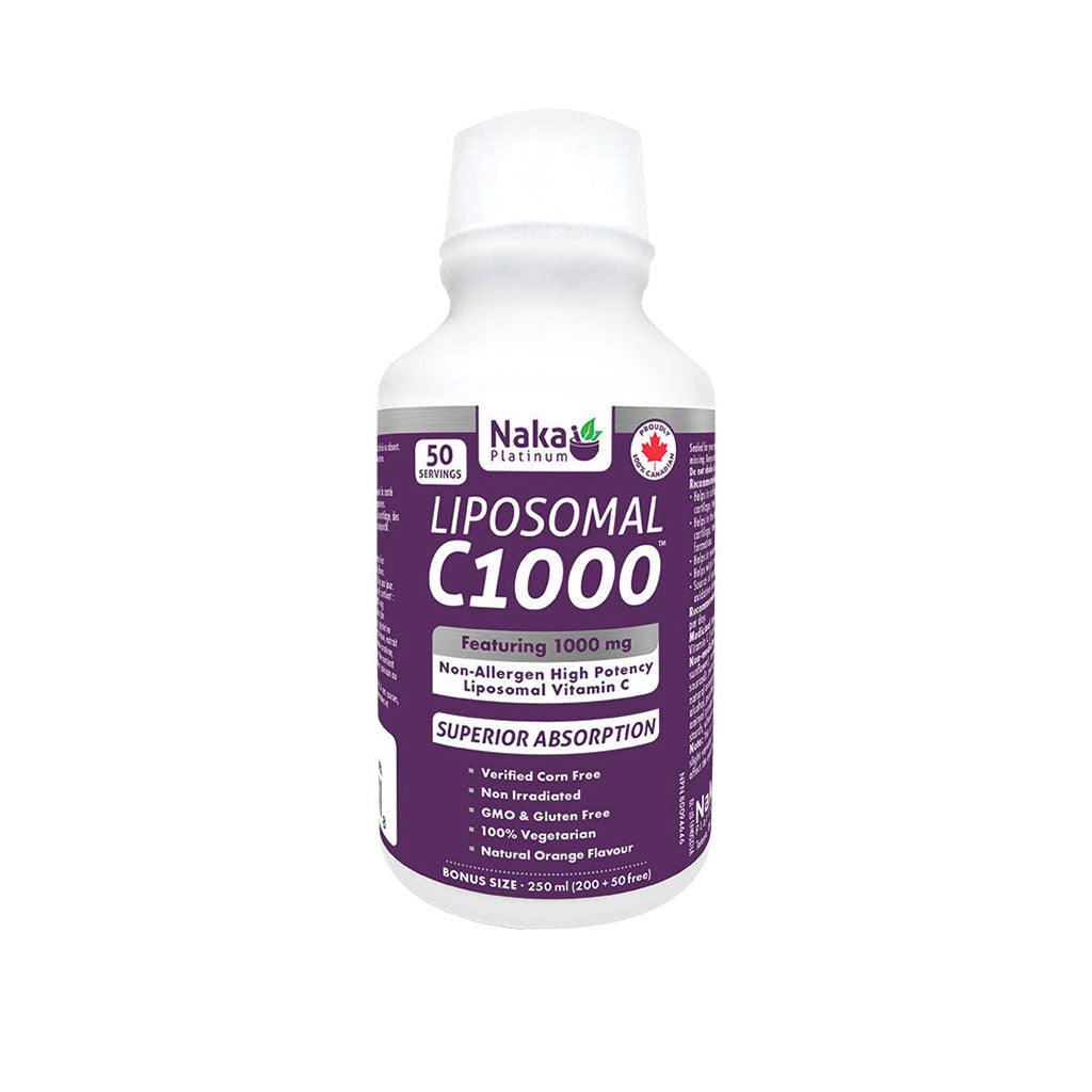 Vitamine C1000 Liposomale Absorption Supérieure Naka Platinum - La Boite à Grains