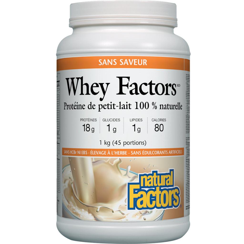 Whey Factors No Flavor (64.99$ CAD$) – La Boite à Grains