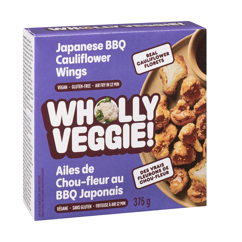 ailes de chou-fleur au bbq japonais Wholly Veggie - La Boite à Grains
