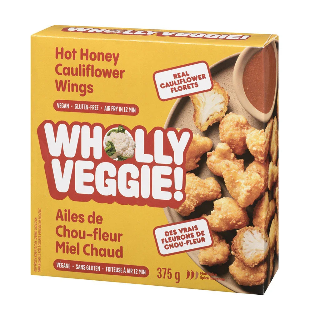Wholly Veggie Hot Honey Cauliflower Wings - La Boite à Grains