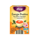 yogi tisane énergie positive aux doux agrumes 16 sachets
