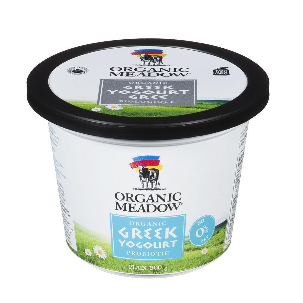Organic Probiotic Greek Yogurt 0% Organic Meadow