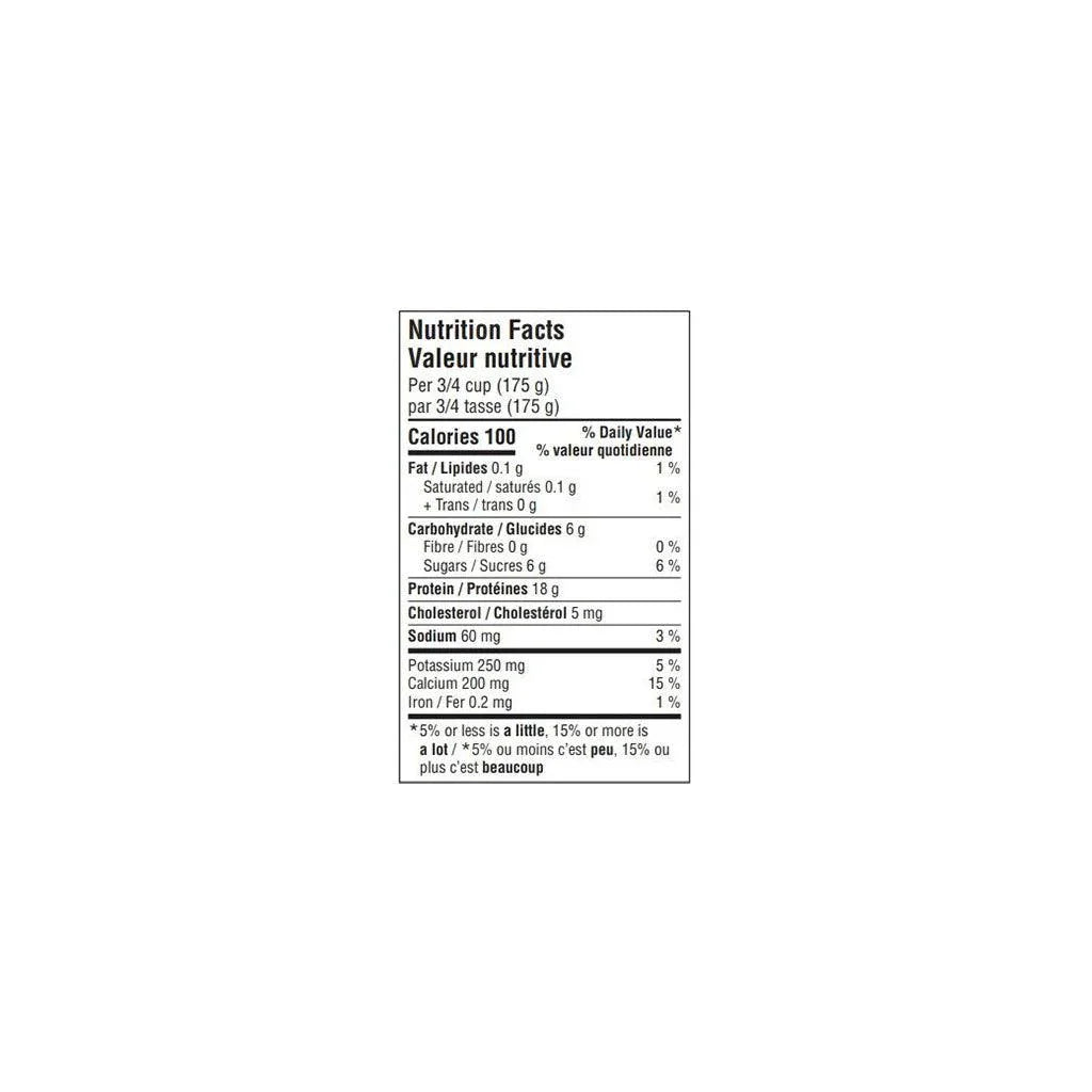 Organic Probiotic Greek Yogurt 0% Organic Meadow