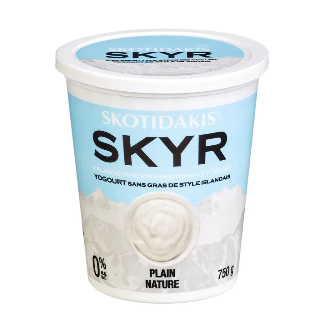 Skyr Yogurt Fat Free Icelandic Style 0% Plain Skotidakis - La Boite à Grains