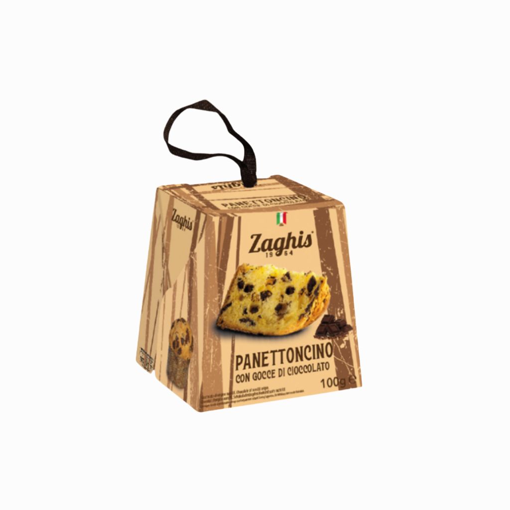 Zaghis Dark Chocolate Chip Panettoncino - La Boite à Grains