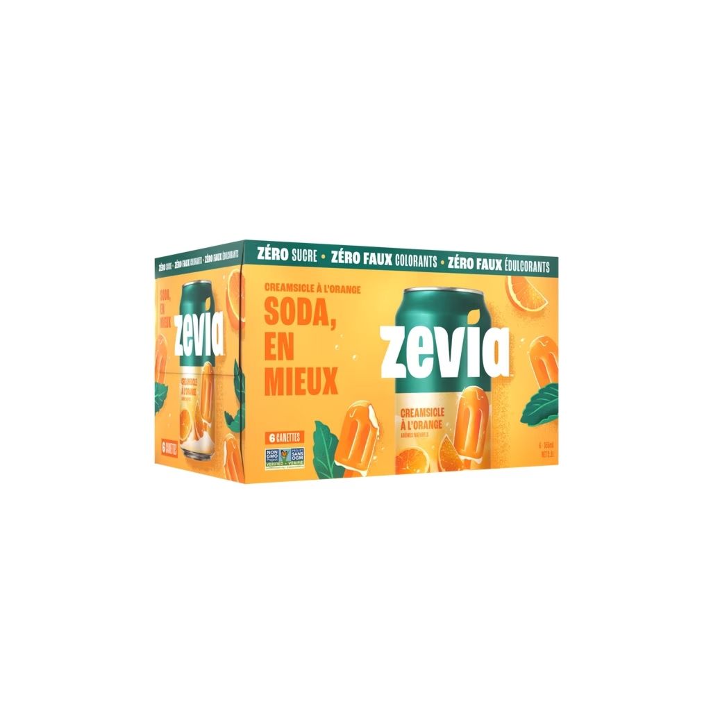 Orange Creamsicle Soda Zevia - La Boite à Grains
