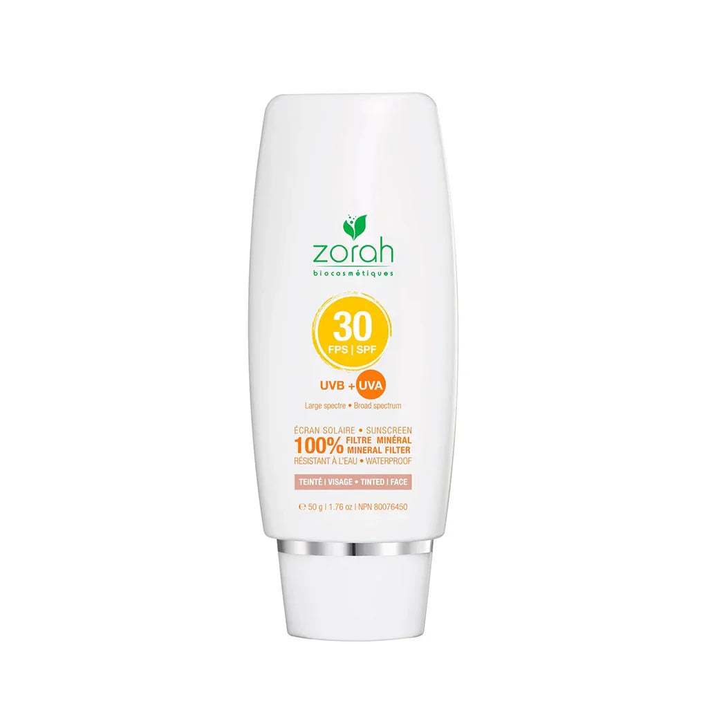écran solaire minéral teinté FPS 30 - Zorah