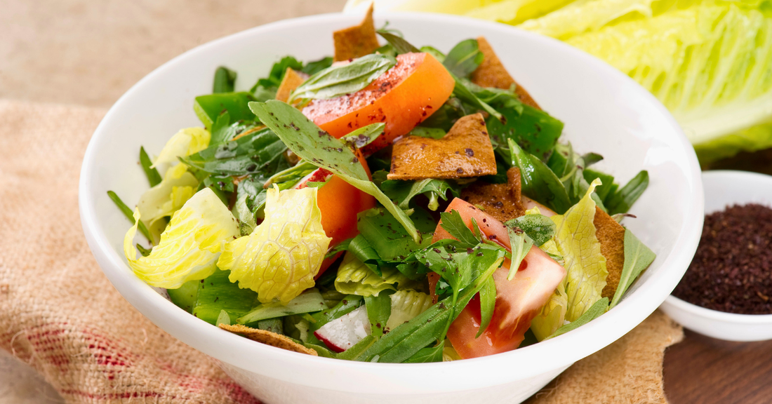 Salade fattouche d'été sans gluten